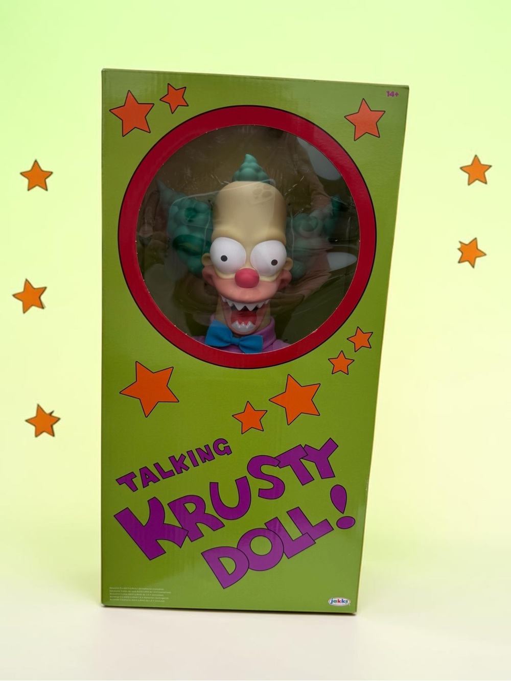 Krusty the Clown Talking Doll - Green Packaging